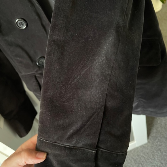 **SOLD** Vintage Mossimo velvet car coat - Sz M - Picture 8 of 9